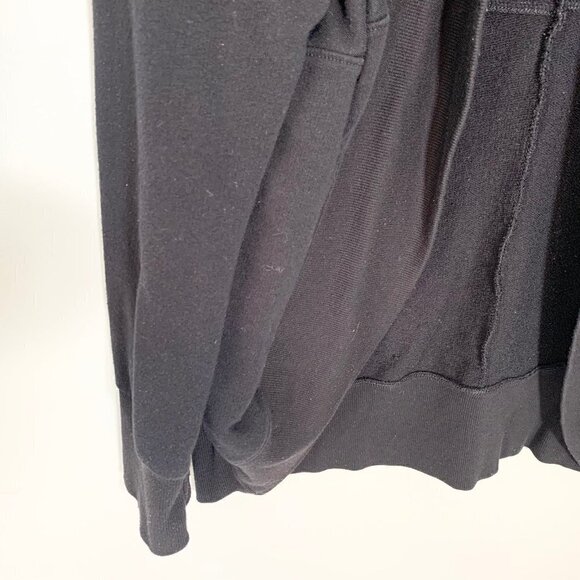 Old‎ Navy black long sleeve cocoon style open front cardigan sweater - Large - Picture 2 of 8